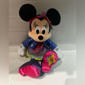 Minnie Mouse 70th Disneyland Plush Toy - Pink and Black